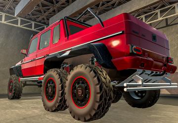 Мод Mercedes-Benz Brabus B63S-700 6X6 версия 1.1.0.0 для Farming Simulator 2022 (v1.8x)