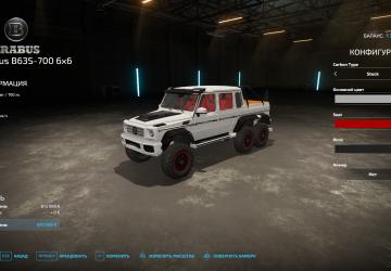 Мод Mercedes-Benz Brabus B63S-700 6X6 версия 1.1.0.0 для Farming Simulator 2022 (v1.8x)