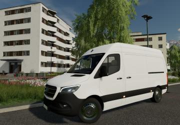 Мод Mercedes-Benz Sprinter 2021 версия 1.0.0.0 для Farming Simulator 2022 (v1.5x)