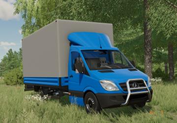 Мод Mercedes-Benz Sprinter Pickup версия 1.0.0 для Farming Simulator 2022 (v1.8x)