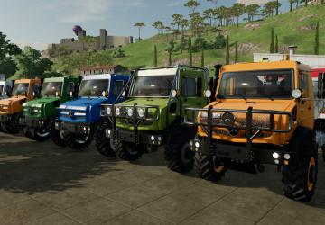 Мод Mercedes-Benz Unimog U-5023/U-5030 версия 1.0.0.3 для Farming Simulator 2022 (v1.2x)