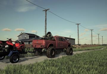 Мод Motorcycle Trailer версия 1.0.0.0 для Farming Simulator 2022