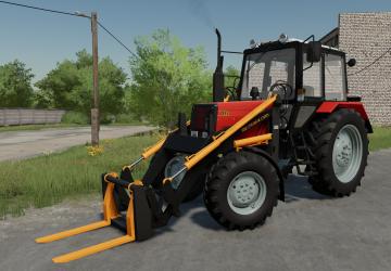 Мод МТЗ 800-1000 серии + погрузчик ПНФ-750 версия 1.0.0.0 для Farming Simulator 2022 (v1.12x)