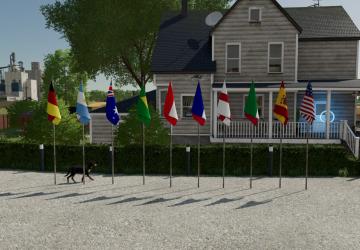 Мод Nations Flags версия 1.0.0.0 для Farming Simulator 2022