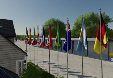 Мод Nations Flags версия 1.0.0.0 для Farming Simulator 2022