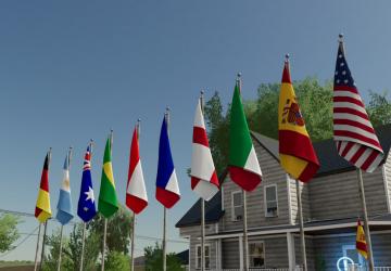 Мод Nations Flags версия 1.0.0.0 для Farming Simulator 2022