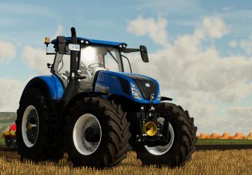 Мод New Holland T7 HD Tier4F версия 1.2.0.0 для Farming Simulator 2022