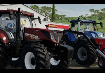 Мод New Holland T7 SWB версия 1.0 для Farming Simulator 2022