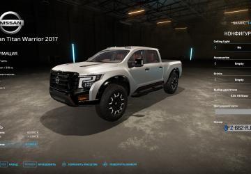 Мод Nissan Titan Warrior версия 1.0.0.0 для Farming Simulator 2022 (v1.6x)