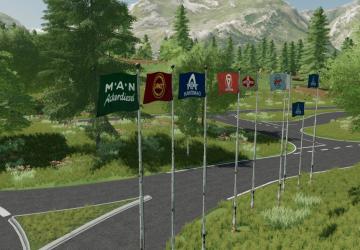 Мод Oldtimer Flags версия 1.0.0.0 для Farming Simulator 2022