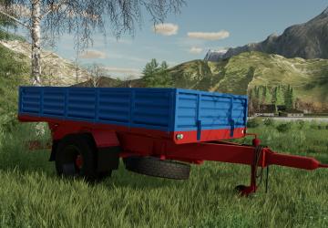 Мод One Axle Trailer версия 1.0.0.0 для Farming Simulator 2022 (v1.6x)