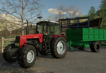 Мод One Axle Trailer версия 1.0.0.0 для Farming Simulator 2022 (v1.6x)