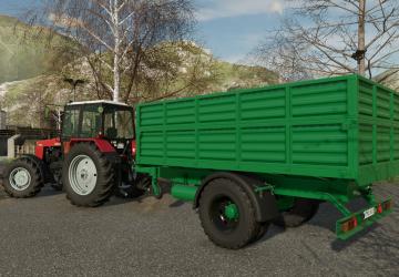 Мод One Axle Trailer версия 1.0.0.0 для Farming Simulator 2022 (v1.6x)
