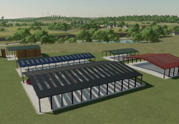 Мод Open Sheds Pack версия 1.0.0.0 для Farming Simulator 2022