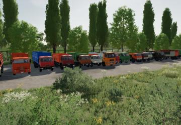 Мод Пак Kamaz/Nefaz/Tonar версия 1.0.0.0 для Farming Simulator 2022 (v1.6)