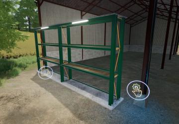 Мод Pallet Storage Shelf версия 1.0.0.0 для Farming Simulator 2022