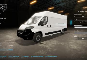 Мод Peugeot Boxer версия 2.1.0 для Farming Simulator 2022 (v1.13.x)