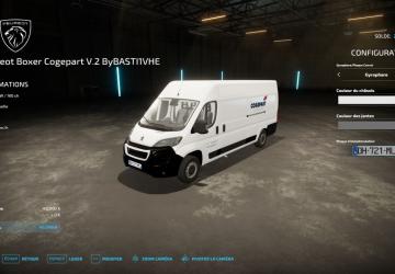 Мод Peugeot Boxer - Cogepart версия 2.0.0.0 для Farming Simulator 2022