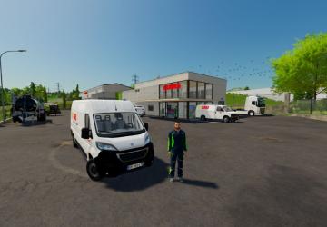 Мод Peugeot Boxer (workshop) версия 2.0.0.1 для Farming Simulator 2022