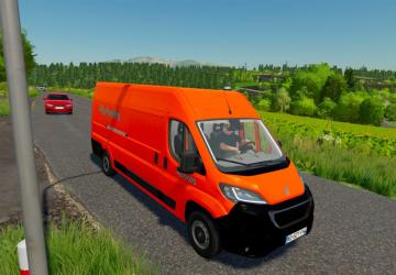 Мод Peugeot Boxer (workshop) версия 2.0.0.1 для Farming Simulator 2022