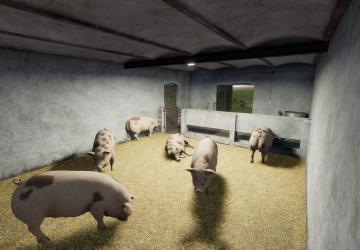 Мод Pigsty With Garage версия 1.0.0.0 для Farming Simulator 2022