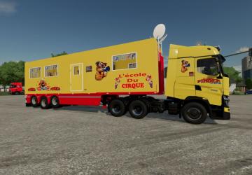 Мод PINDER School Trailer версия 1.0.0.0 для Farming Simulator 2022