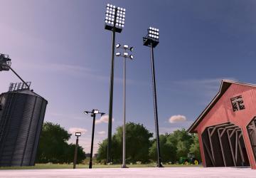 Мод Placeable Floodlight Poles версия 1.0.0.0 для Farming Simulator 2022