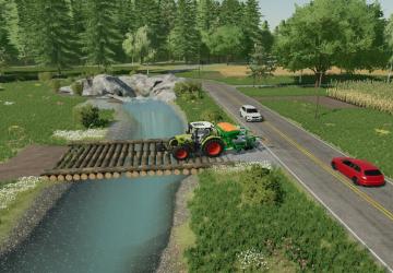 Мод Placeable Log Bridge версия 1.0.0.0 для Farming Simulator 2022
