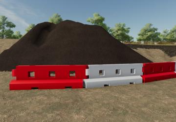Мод Plastic Barrier Pack версия 1.0.0.0 для Farming Simulator 2022