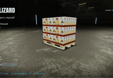 Мод Поддон с мукой версия 1.0.0.0 для Farming Simulator 2022 (v1.2.х)