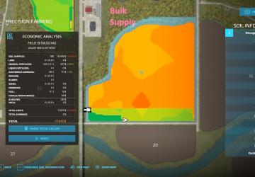 Мод Precision Farming Anhydrous Ready Mod версия 1.1.0.4 для Farming Simulator 2022 (vv1.12x)