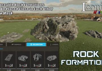 Мод Rock Formations версия 1.0 для Farming Simulator 2022