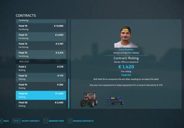 Мод Roller Missions версия 1.0.0.1 для Farming Simulator 2022