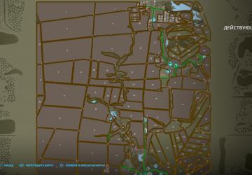 Сеть маршрутов AutoDrive для карты «СВК Горбани» v2.1.0.0 для Farming Simulator 2022 (v1.8)
