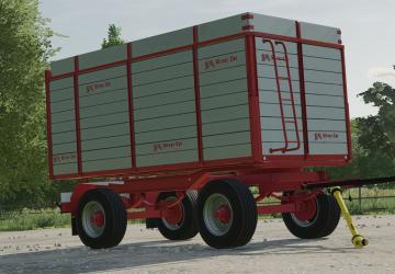 Мод Silver Car 2 axles trailer версия 1.0.0.0 для Farming Simulator 2022