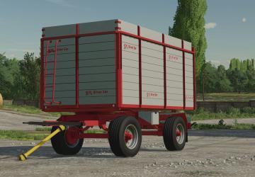 Мод Silver Car 2 axles trailer версия 1.0.0.0 для Farming Simulator 2022