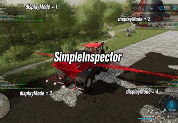 Мод Simple Inspector версия 1.0.1.0 для Farming Simulator 2022