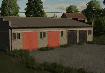 Мод Small Brick Garage версия 1 для Farming Simulator 2022