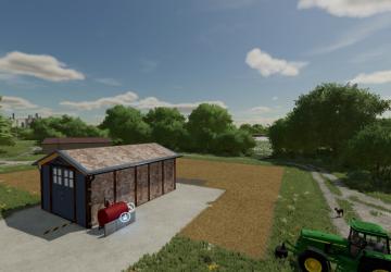 Мод Small Workshop Garage And Gas Station For Your Farm v1.0.0.0 для Farming Simulator 2022
