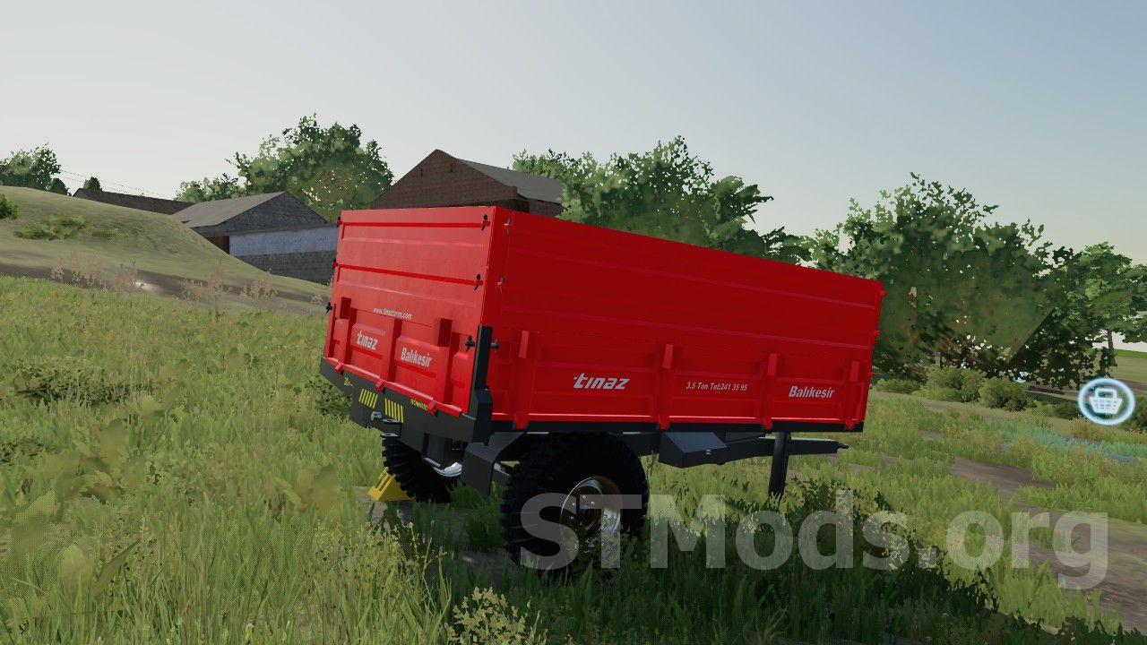 Скачать мод Tinaz Agricultural Trailer версия 1000 для Farming Simulator 2022 6240