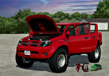 Мод Toyota Hilux Arctic версия 1.0.0.0 для Farming Simulator 2022 (v1.1x)