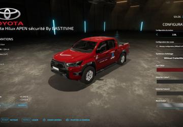 Мод Toyota Hilux «Invincible» - A.P.E.N. Sécurité v1.0.0.0 для Farming Simulator 2022