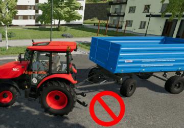 Мод Trailer Axle Blocker версия 1.0.0.1 для Farming Simulator 2022 (v1.3x)