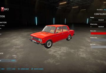 Мод VAZ 2106 / LADA 1600 версия 1.0 для Farming Simulator 2022