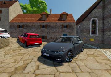 Мод Volkswagen Golf 8 GTD версия 1.0.0.2 для Farming Simulator 2022