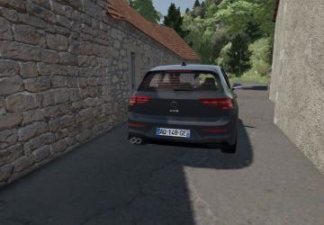 Мод Volkswagen Golf 8 GTD версия 1.0.0.2 для Farming Simulator 2022