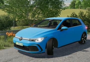 Мод Volkswagen Golf 8 GTE версия 1.0.0.2 для Farming Simulator 2022