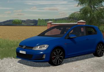 Мод Volkswagen Golf GTI 2014 версия 1.1 для Farming Simulator 2022 (v1.6x)