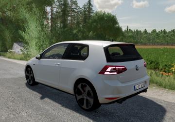 Мод Volkswagen Golf GTI 2014 версия 1.1 для Farming Simulator 2022 (v1.6x)