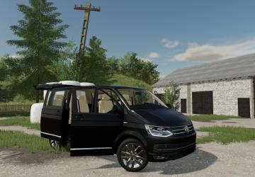 Мод Volkswagen Multivan T6 2016 версия 1.0.0.1 для Farming Simulator 2022 (v1.8x)